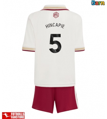 Arsenal Piero Hincapie #5 Tredje Tröja Barn 2025-26 Kortärmad (+ Korta byxor)